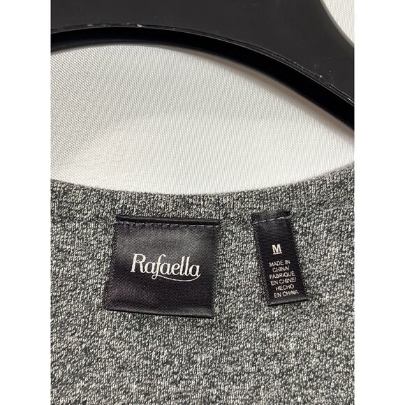 Rafaella Sleeveless Gray Top Studded Scoop Neckline Size M Tank Top - Picture 3 of 4